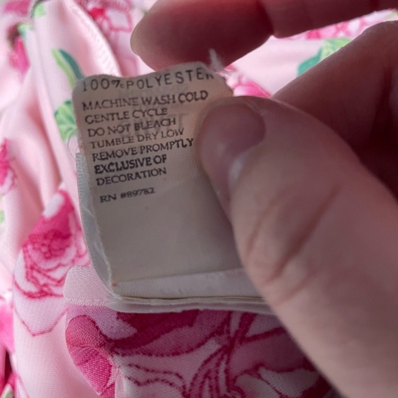 Natori floral dress semi sheer romantic fae kawaii rose size small vintage pink - Picture 4 of 4